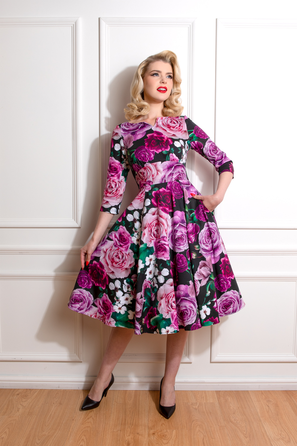 Mariana Floral Swing Dress